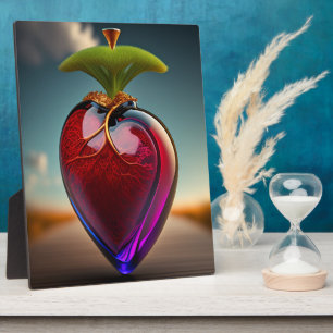 Le Coeur De Verre   Plaque Art numérique Tabletop