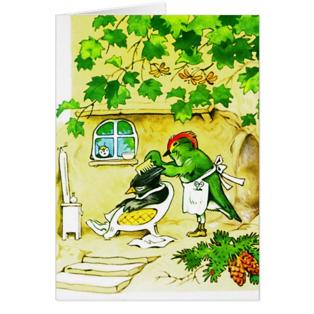 Le coiffeur d'oiseau (Devant)