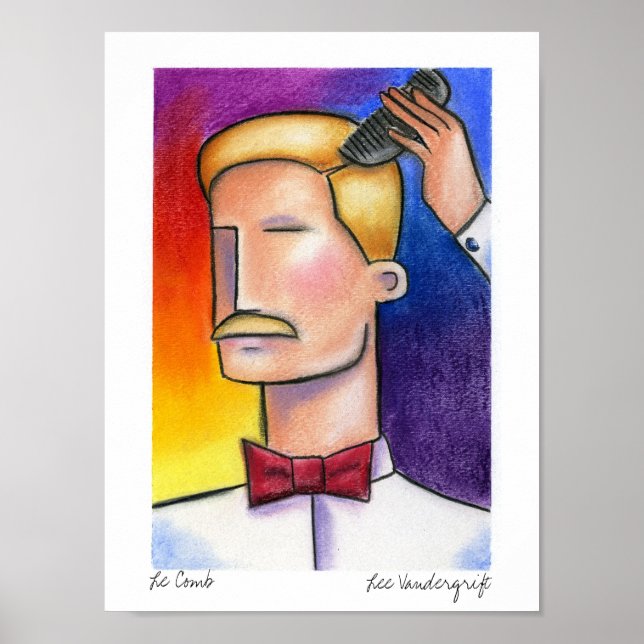 Le Comb by Lee Vandergrift Poster (Front)