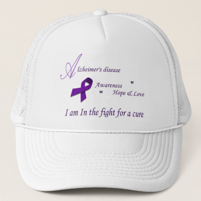 Le combat d'Alzheimer pour un casquette de (Devant)