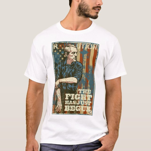 Le combat de Ron Paul a juste commencé le T-shirt (Devant)