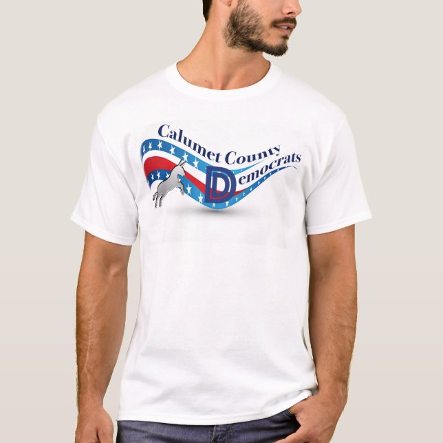 Le comté de Calumet Démocrate - le T-shirt des (Devant)