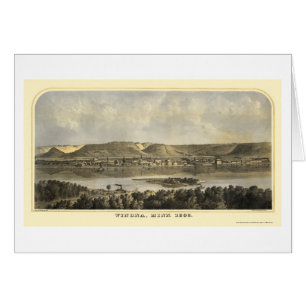 Le comté de Winona, carte panoramique de manganèse