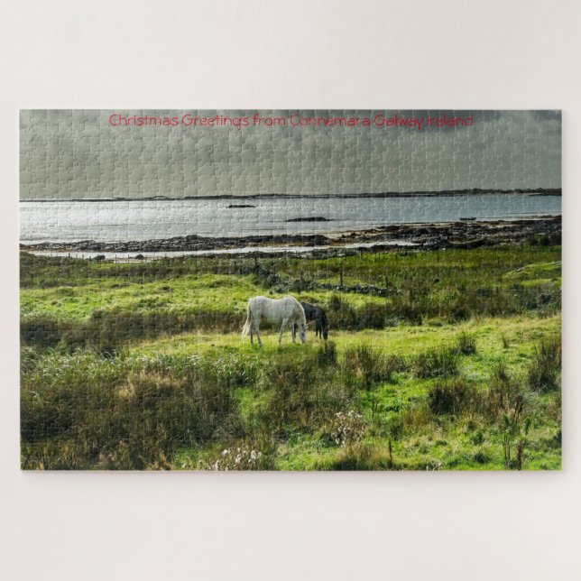 Le Connemara poney Galway Irlande. Jigsaw Puzzle (Horizontal)