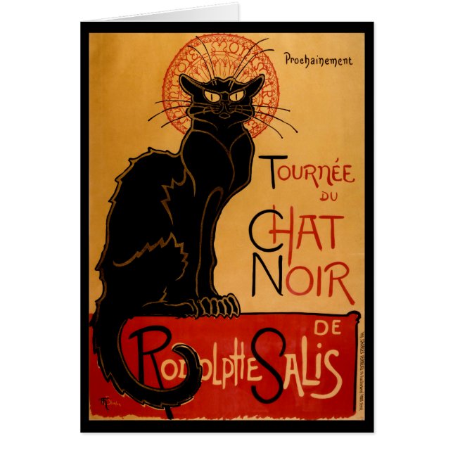 Le Conversation Noir de Steinlen (Devant)