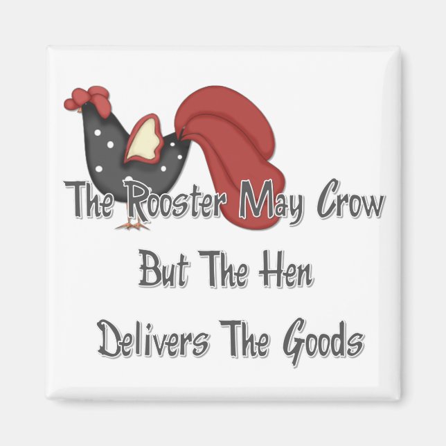 Le coq May Crow Magnet (Devant)