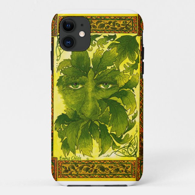 le coque des iPhone 5/5 The Green Man (Dos)