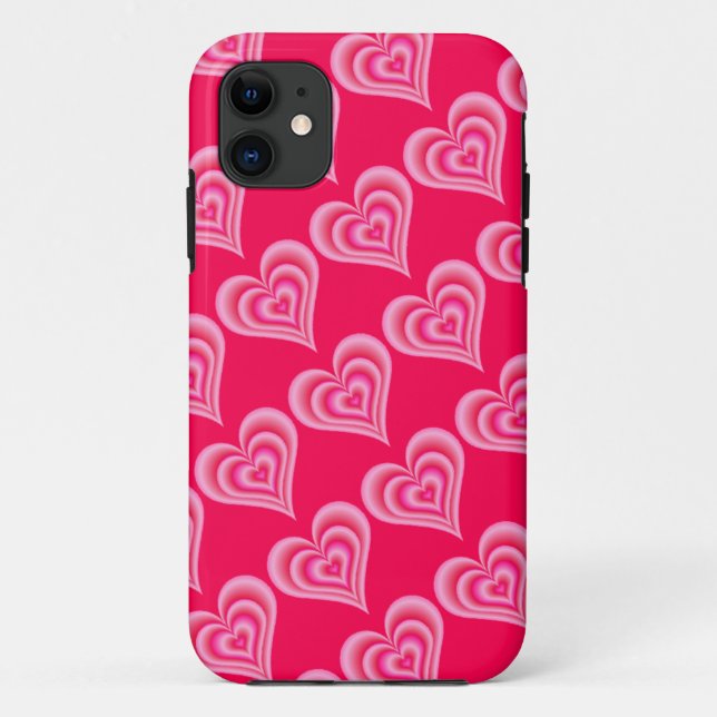 Le coque iphone de coeur de Valentine (Dos)