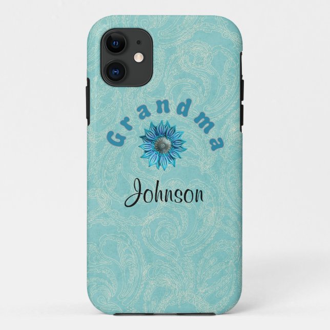 Le coque iphone de grand-mère personnalisé (Dos)