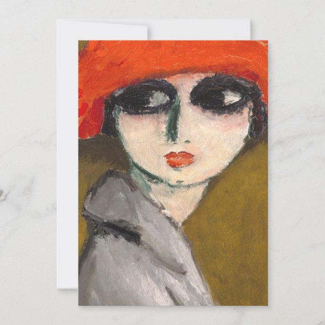 Le Coquelicot ( Corn Poppy ) By Kees Van Dongen Invitation (Front)