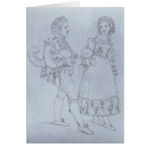 Le costume conçoit Figaro et Susanna d'opéra