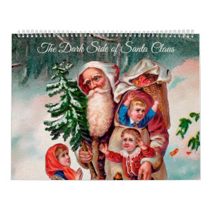 Le Côté Sombre Du Calendrier Vintage Père Noël