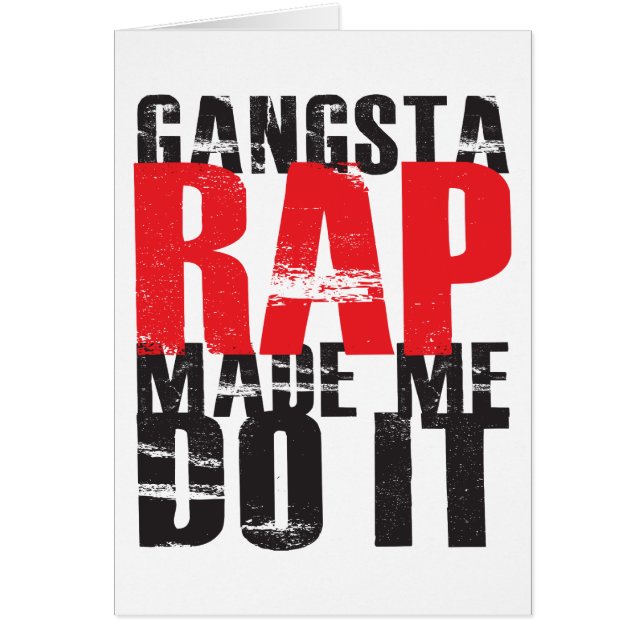 Le coup sec et dur de Gangsta m'a incité à le (Devant)
