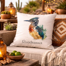 Le Coureur Peint, Coussins personnalisé Roadrunner