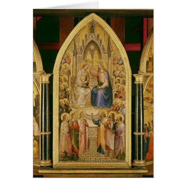 Le couronnement de la Vierge, et d'autres scènes (Devant)