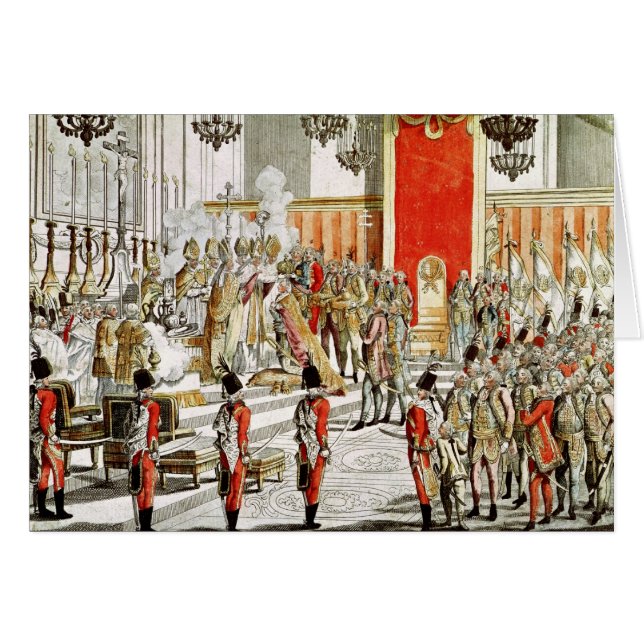 Le couronnement de Léopold II à Bratislava (Devant horizontal)