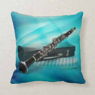 Le coussin de bleus de clarinette