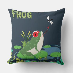 Le Coussin du crapaud vert
