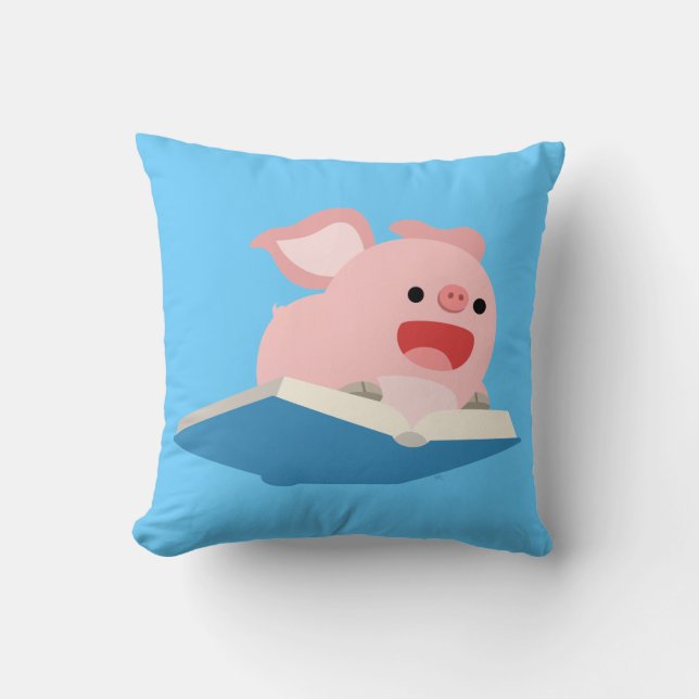 Le Coussin du livre volant et du dessin animé (Recto)