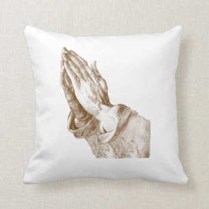 Le coussin fait sur commande de prière de mains