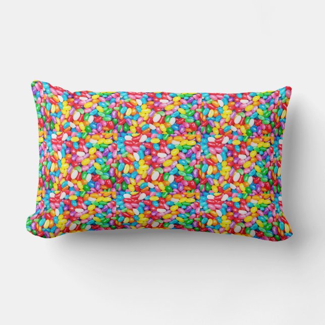 LE COUSSIN LUMBAR A **CHARGES DE JELLY BEANS" (Recto)