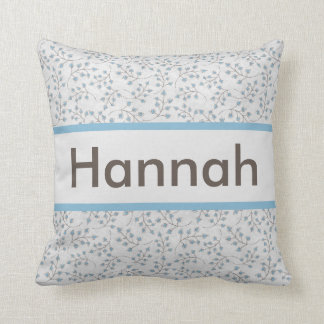 Le coussin personnalisé de Hannah