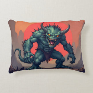 Le Coussin vert monstre