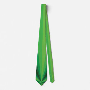 Le cravate d'hommes verts d'illusion optique