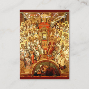 Le Creed Nicene - Carte de prière (plat)