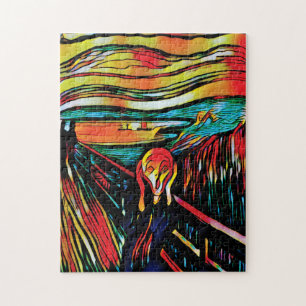 Le cri d'Edvard Munch Jigsaw Puzzle