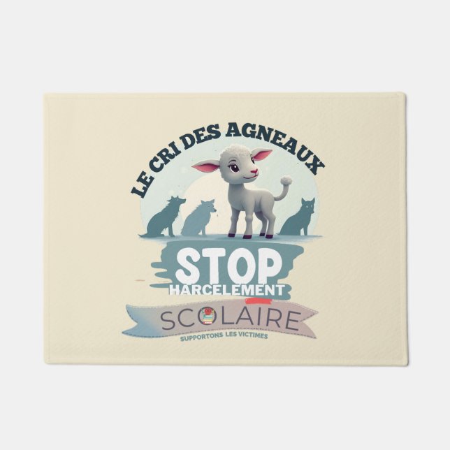 Le Cri des Agneaux le Harcèlement scolaire Doormat (Front)