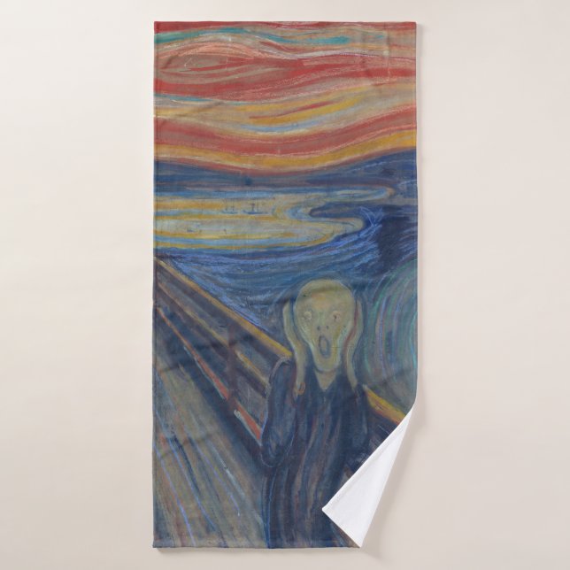 Le cri, Edvard Munch (Serviette de bain)