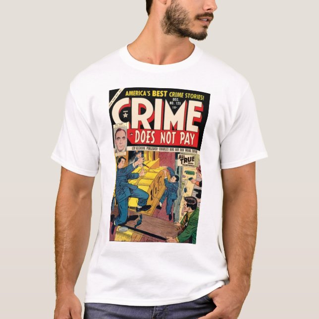Le crime ne paye pas le T-shirt #129 (Devant)
