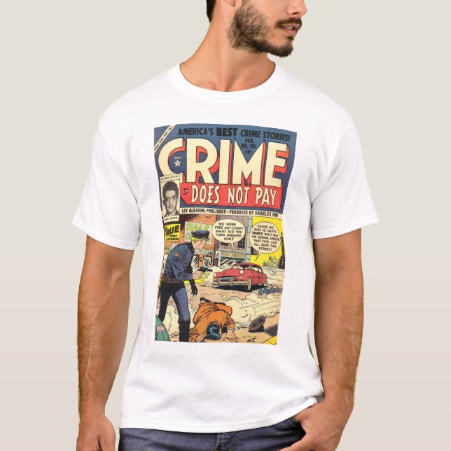 Le crime ne paye pas le T-shirt #131 (Devant)