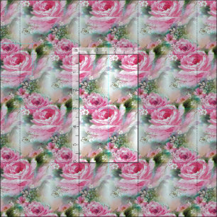 Le cru a inspiré le tissu rose de roses