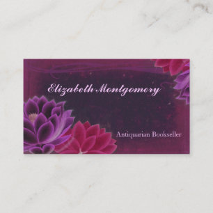 Le cru chic minable fleurit des cartes de visite