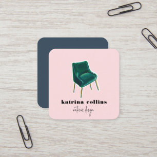 Le cru préside des cartes de design d'intérieur 