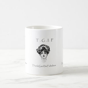 Le cru remercient Dieu que je suis tasse fabuleuse
