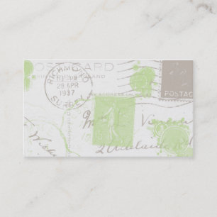 Le cru timbre des cartes de profil des affaires II