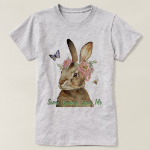 le cru un certain lapin m'aime rétro T-shirt de