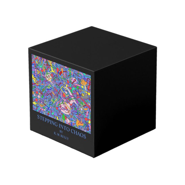 Le Cube - Titre de l'art - PASSER AU CHAOS (Angle devant)