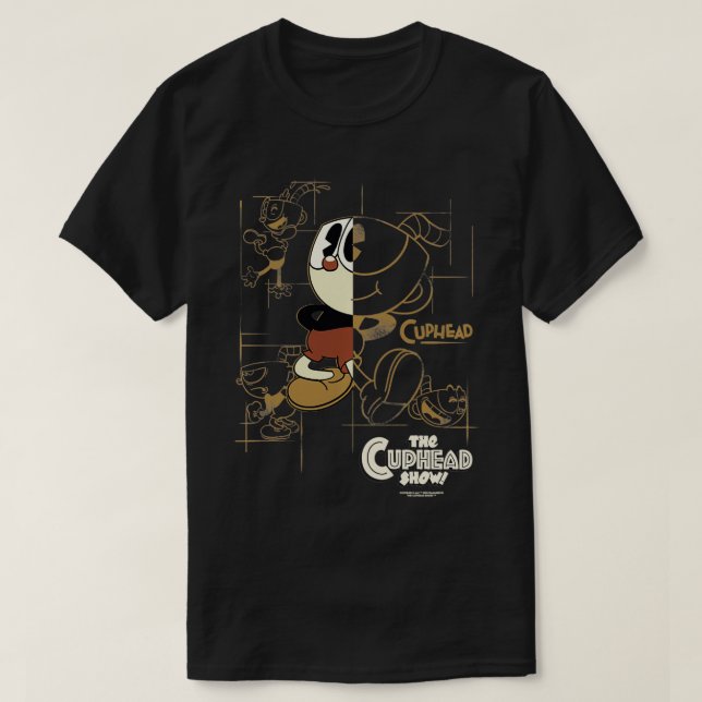 Le Cuphead Show Cuphead Schéma Sketch Pullover (Design devant)