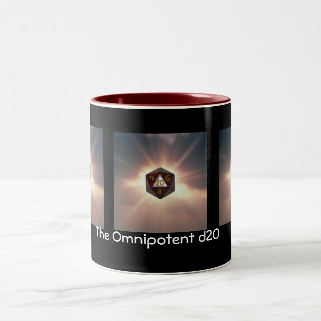 Le d20 omnipotent - tasse (Centre)