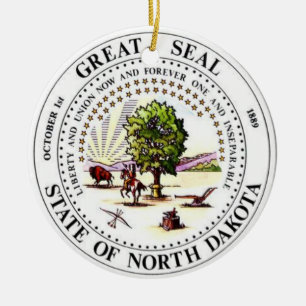 Le Dakota du Nord * ornement de Noël