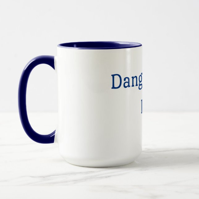Le danger pour Robinson Coffee Mug (Gauche)