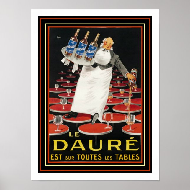 Le Daure 1924 Art Deco Poster by Lotti (Front)