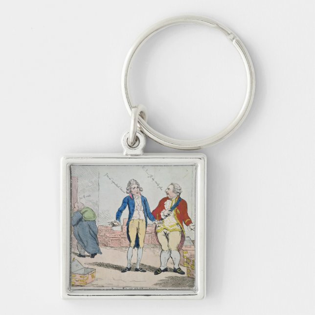 Le Deficit, 1788 Keychain (Front)