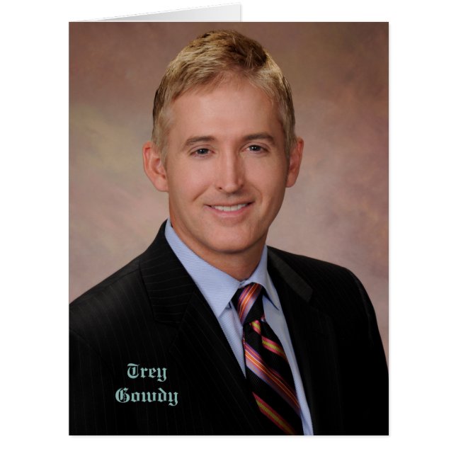 Le député Trey Gowdy (Devant)