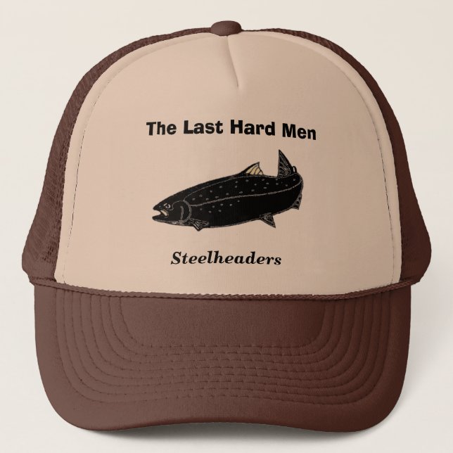 Le dernier casquette dur de pêche de truite à tête (Devant)