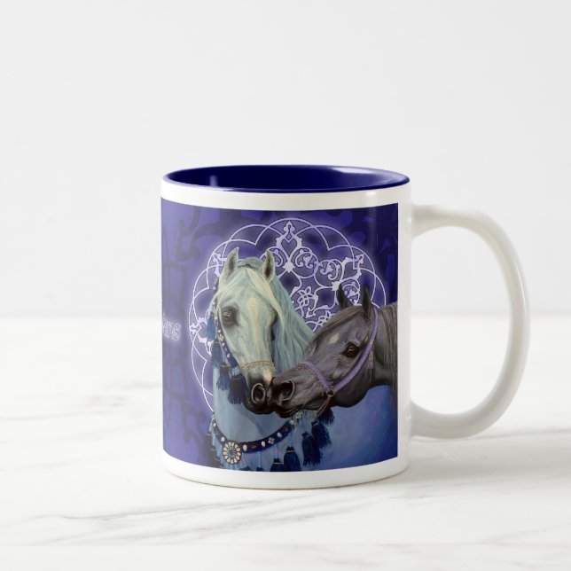 Le désert Jewels la tasse Arabe de chevaux (Droit)